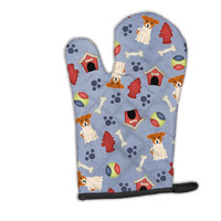 "Caroline's Treasures BB2721OVMT Dog House Collection Jack Russell Terrier Oven Mitt, 12"" by 8.5"", Multicolor"