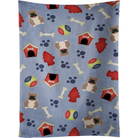 "Caroline's Treasures BB2739KTWL English Bulldog Grey Brindle Kitchen Towel, 25"" x 15"", Multicolor"