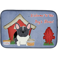"Caroline's Treasures BB2766DDM Dish Drying Mat, 14"" x 21"", Dog House"