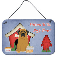 "Caroline's Treasures Dog House Collection Mastiff Wall or Door Hanging Prints BB2772DS812, 8"" x 12"""