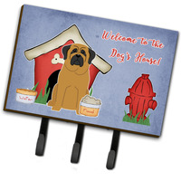 "Caroline's Treasures Dog House Collection Mastiff Leash or Key Holder BB2772TH68, Triple"