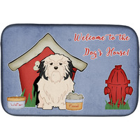 "Caroline's Treasures Dog House Collection Lowchen Dish Drying Mat, 14"" x 21"""