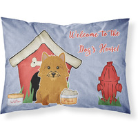 "Caroline's Treasures Dog House Collection Norwich Terrier Fabric Standard Pillowcase BB2774PILLOWCASE, Multicolor"
