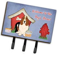 "Caroline's Treasures Dog House Collection Basset Hound Leash or Key Holder BB2775TH68, Triple"