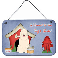"Caroline's Treasures Dog House Collection South Russian Sheepdog Wall or Door Hanging Prints BB2778DS812, 8"" x 12"""