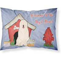 "Caroline's Treasures Dog House Collection South Russian Sheepdog Fabric Standard Pillowcase BB2778PILLOWCASE, Multicolor"