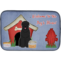 "Caroline's Treasures Dog House Collection Black Russian Terrier Dish Drying Mat, 14 x 21"
