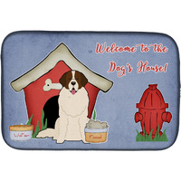 "Caroline's Treasures BB2781DDM Dish Drying Mat, 14"" x 21"", Dog House"