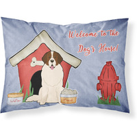Caroline's Treasures Dog House Collection Moscow Watchdog Fabric Standard Pillowcase BB2781PILLOWCASE