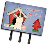 "Caroline's Treasures Dog House Collection Moscow Watchdog Leash or Key Holder BB2781TH68, Triple"