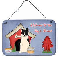 "Caroline's Treasures Dog House Collection Russo-European Laika Spitz Wall or Door Hanging Prints BB2783DS812, 8"" x 12"""
