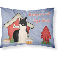 "Caroline's Treasures Dog House Collection Russo-European Laika Spitz Fabric Standard Pillowcase BB2783PILLOWCASE, Multicolor"