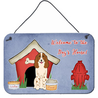 "Caroline's Treasures Dog House Collection Russian Spaniel Wall or Door Hanging Prints BB2785DS812, 8"" x 12"""