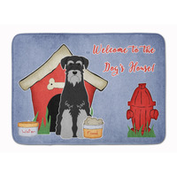 "Caroline's Treasures Dog House Standard Schnauzer Black Grey, 19"" x 27"", Multicolor"