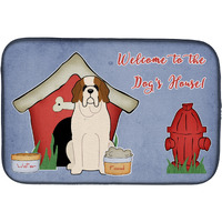 "Caroline's Treasures Dog House Collection Saint Bernard Dish Drying Mat, 14"" x 21"""