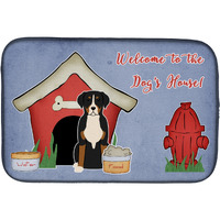 "Caroline's Treasures BB2791DDM Dish Drying Mat, 14"" x 21"", Dog House"