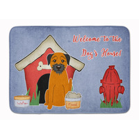 "Caroline's Treasures Dog House Collection Border Terrier Floor Mat, 19"" x 27"", Multicolor"