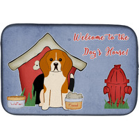 "Caroline's Treasures BB2794DDM Dish Drying Mat, 14"" x 21"", Dog House"