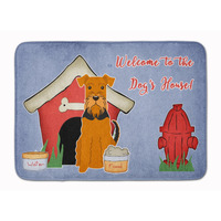 "Caroline's Treasures Dog House Collection Airedale Floor Mat, 19"" x 27"", Multicolor"