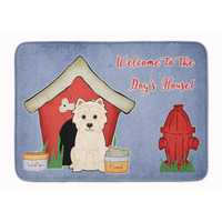"Caroline's Treasures Dog House Collection Westie Floor Mat, 19"" x 27"", Multicolor"