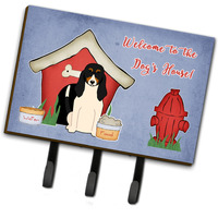 "Caroline's Treasures Dog House Collection Swiss Hound Leash or Key Holder BB2798TH68, Triple"