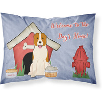 "Caroline's Treasures House Collection Central Asian Shepherd Dog Fabric Standard Pillowcase BB2803PILLOWCASE, Multicolor"
