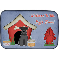 "Caroline's Treasures Dog House Collection Miniature Schnauzer Black Dish Drying Mat, 14"" x 21"""