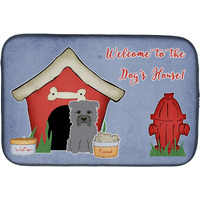 "Caroline's Treasures BB2813DDM Dish Drying Mat, 14"" x 21"", Dog House"