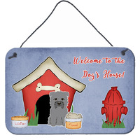 "Caroline's Treasures Dog House Collection Glen of Imal Grey Wall or Door Hanging Prints BB2813DS812, 8"" x 12"""
