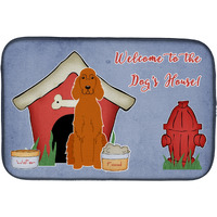 "Caroline's Treasures Dog House Collection Irish Setter Dish Drying Mat, 14"" x 21"""