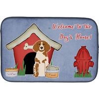 "Caroline's Treasures Dog House Collection Brittany Spaniel Dish Drying Mat, 14"" x 21"""