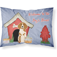 Caroline's Treasures Dog House Collection Brittany Spaniel Fabric Standard Pillowcase BB2826PILLOWCASE