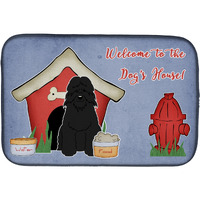 "Caroline's Treasures BB2828DDM Dish Drying Mat, 14"" x 21"", Dog House"