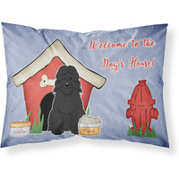"Caroline's Treasures Dog House Collection Bouvier des Flandres Fabric Standard Pillowcase BB2828PILLOWCASE, Multicolor"