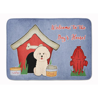 "Caroline's Treasures Dog House Collection Bichon Frise Floor Mat, 19"" x 27"", Multicolor"