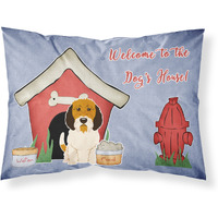 Caroline's Treasures Dog House Collection Petit Basset Griffon Veenden Fabric Standard Pillowcase BB2833PILLOWCASE