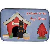 "Caroline's Treasures BB2834DDM Dish Drying Mat, 14"" x 21"", Dog House"