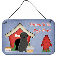 "Caroline's Treasures Dog House Collection Briard Black Wall or Door Hanging Prints BB2835DS812, 8HX12W"