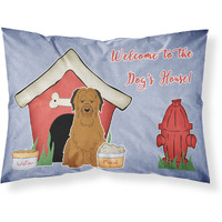 "Caroline's Treasures Dog House Collection Briard Brown Fabric Standard Pillowcase BB2836PILLOWCASE, Multicolor"