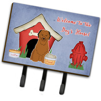 "Caroline's Treasures Dog House Collection Briard Brown Leash or Key Holder BB2836TH68, Triple"