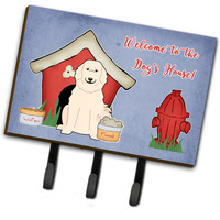 "Caroline's Treasures Dog House Collection Pyrenese Leash or Key Holder BB2837TH68, Triple"