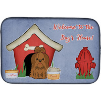 "Caroline's Treasures Dog House Collection Shih Tzu Silver Chocolate Dish Drying Mat, 14 x 21"
