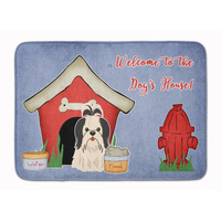 "Caroline's Treasures Dog House Shih Tzu Black White, 19"" x 27"", Multicolor"