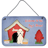 "Caroline's Treasures Dog House Collection Bedlington Terrier Sandy Wall or Door Hanging Prints BB2845DS812, 8HX12W, Multicolor"