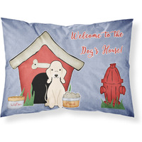 "Caroline's Treasures Dog House Collection Bedlington Terrier Sandy Fabric Standard Pillowcase BB2845PILLOWCASE, Multicolor"