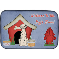 "Caroline's Treasures BB2851DDM Dish Drying Mat, 14"" x 21"", Dog House"