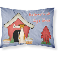 Caroline's Treasures Dog House Collection Whippet Fabric Standard Pillowcase BB2853PILLOWCASE