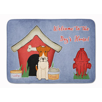 "Caroline's Treasures Dog House Collection Wire Fox Terrier Floor Mat, 19"" x 27"", Multicolor"