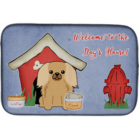 "Caroline's Treasures BB2858DDM Dish Drying Mat, 14"" x 21"", Dog House"