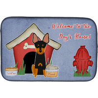 "Caroline's Treasures Dog House Collection English Toy Terrier Dish Drying Mat, 14"" x 21"""